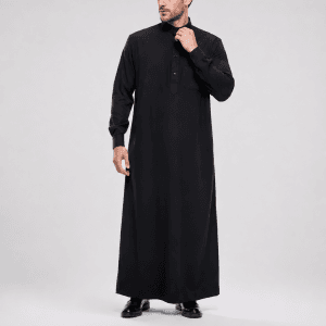 Hijafera Rayyan Thobe - Black Matte secondary image