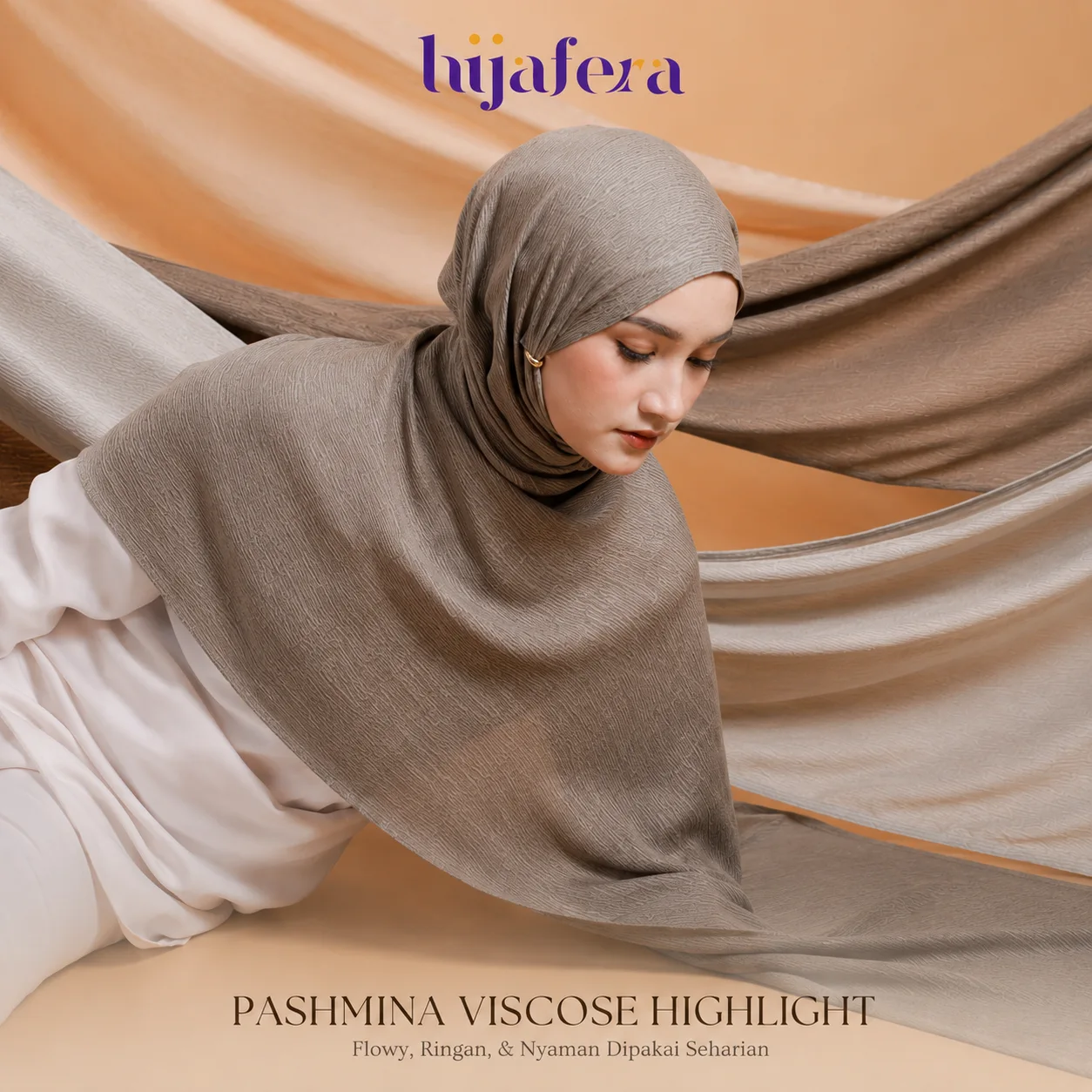 Hijafera Zahra Shawl - Pashmina Meleyot