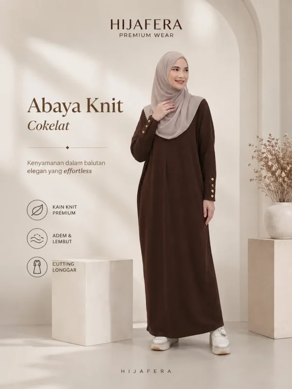 abaya knit coffee