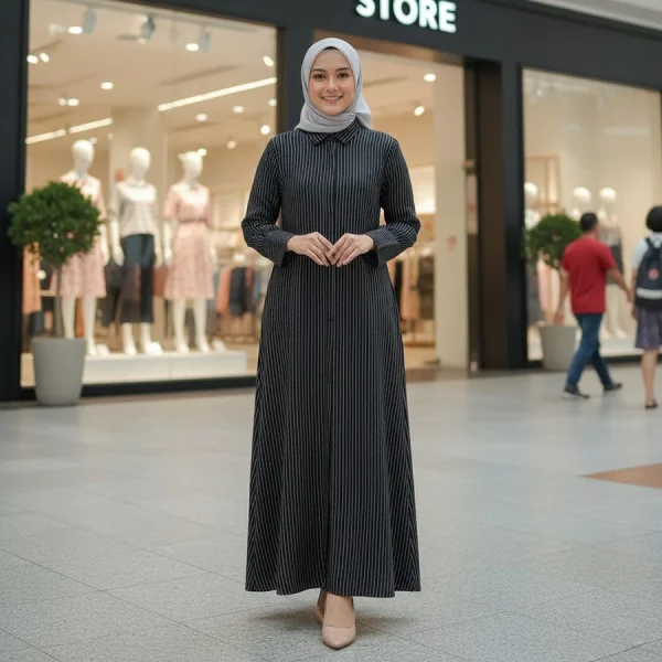 emma dress hitam
