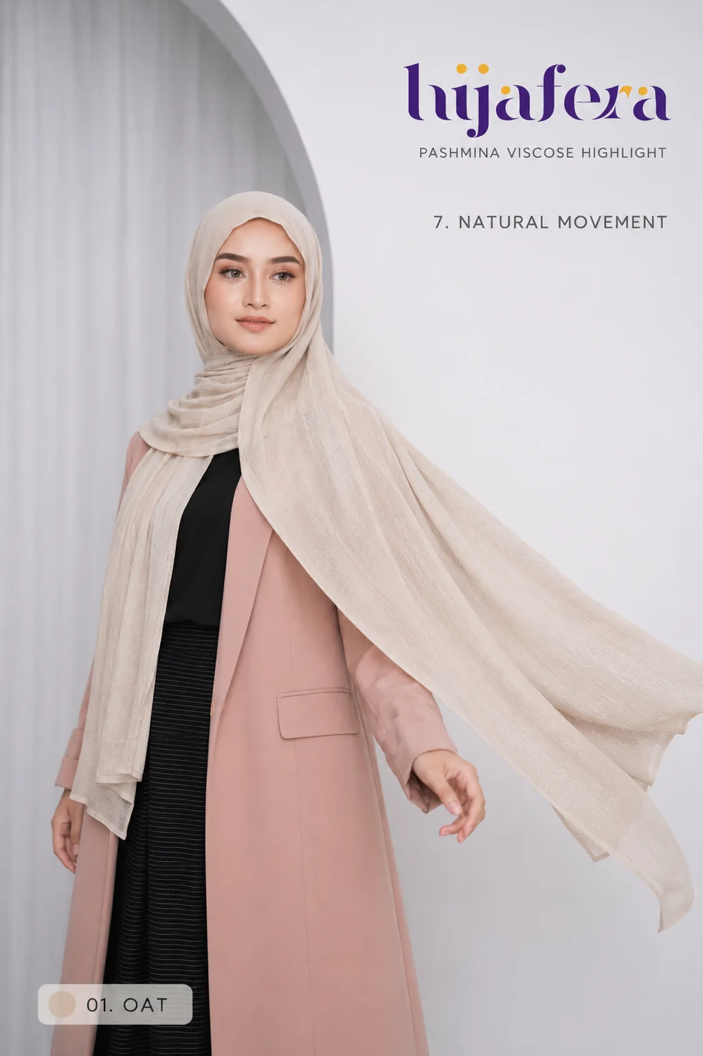 Hijafera Aisha Modal Pashmina
