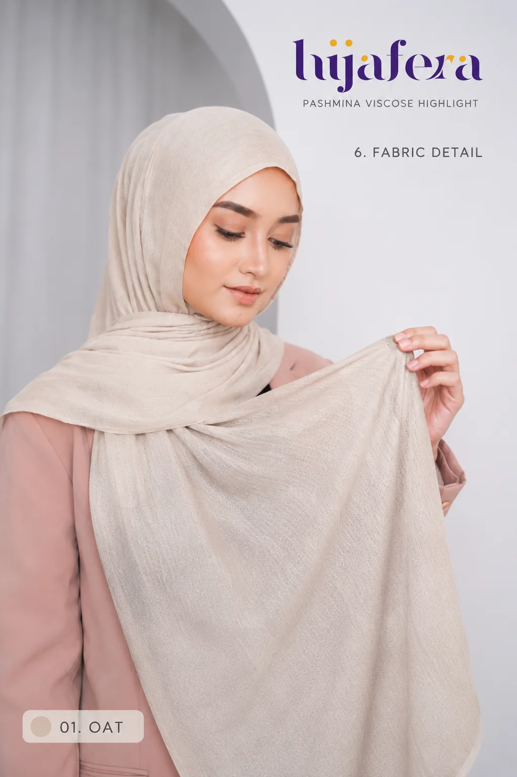 Hijafera Aisha Modal Pashmina