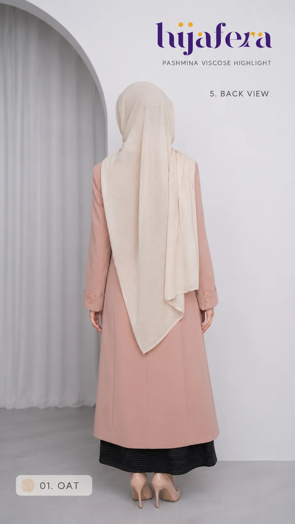 Hijafera Aisha Modal Pashmina