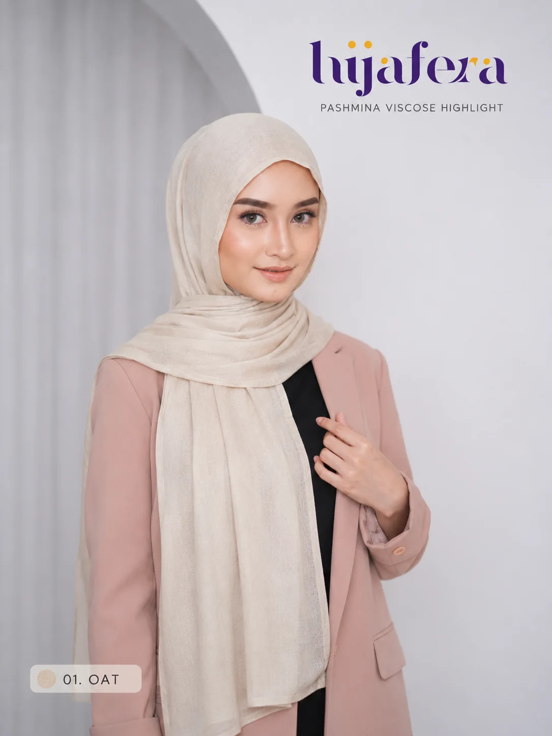 Hijafera Aisha Modal Pashmina