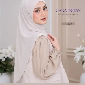 Gana AZ-Zahra Pashmina Oval Instan secondary image
