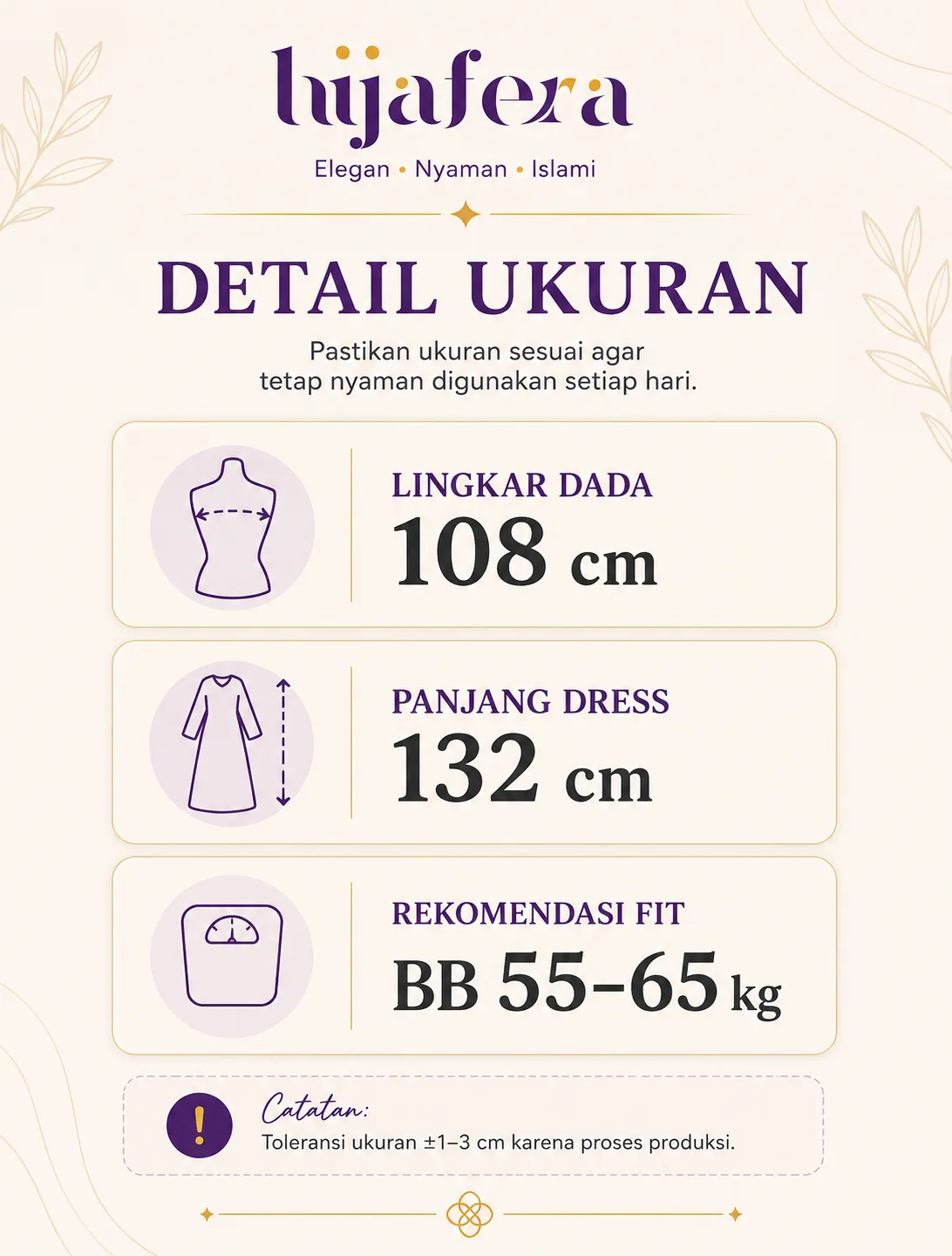 Hijafera Zahra Emma Dress