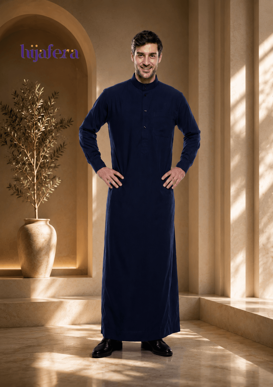 Hijafera Rayyan Thobe – Midnight Navy