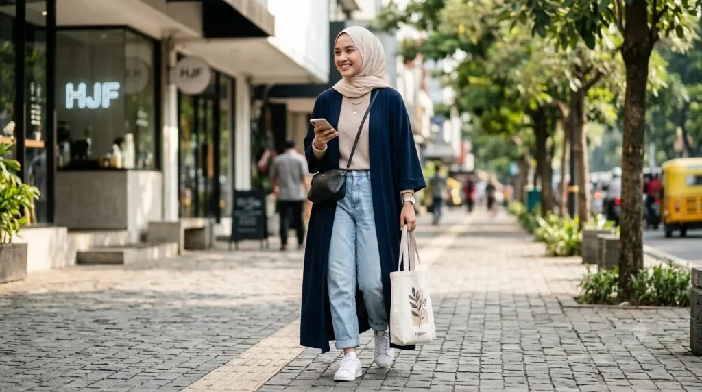 Tetap Anggun dan Praktis: 5 Inspirasi Mix and Match Abaya untuk Daily Wear