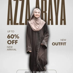 Azza Abaya Anti-UV Flowy & Elegant | Hijafera secondary image