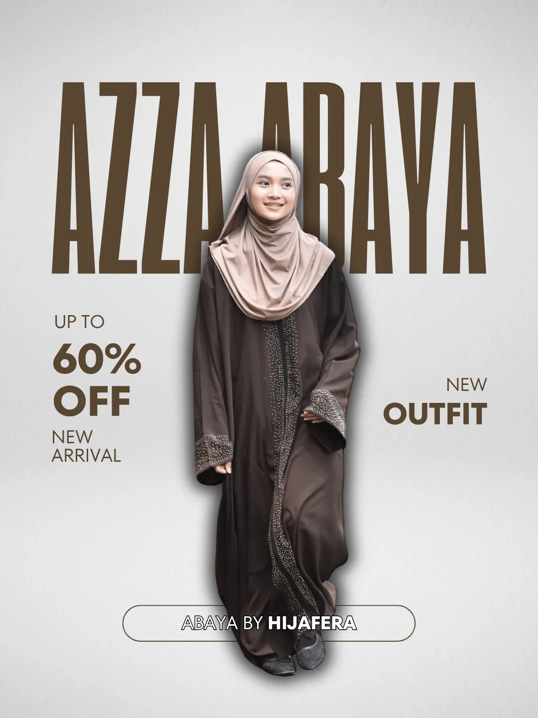 Azza Abaya Anti-UV Flowy & Elegant | Hijafera