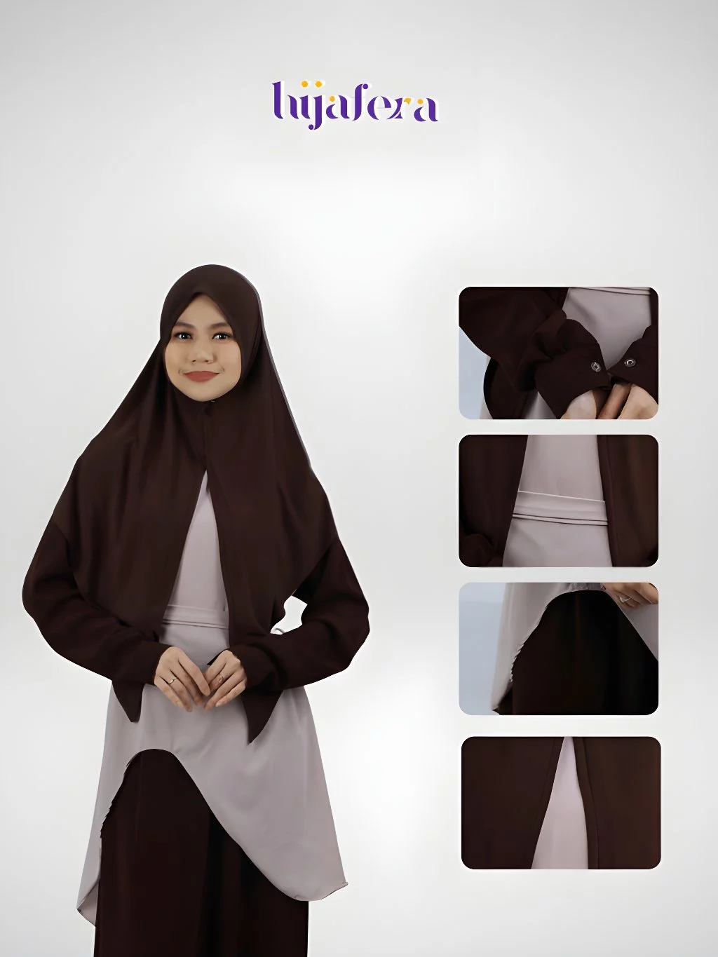Ameera Abaya Set Khimar Gamis Wanita Muslimah Modest Wear | Hijafera