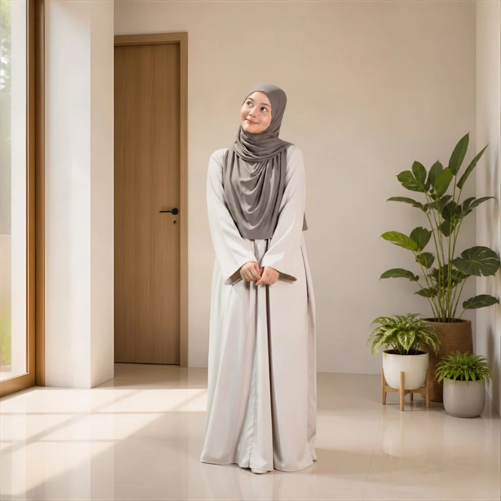 Sakeena Madinah Abaya – Basic Daily Loose Dress Katun Madinah | Hijafera